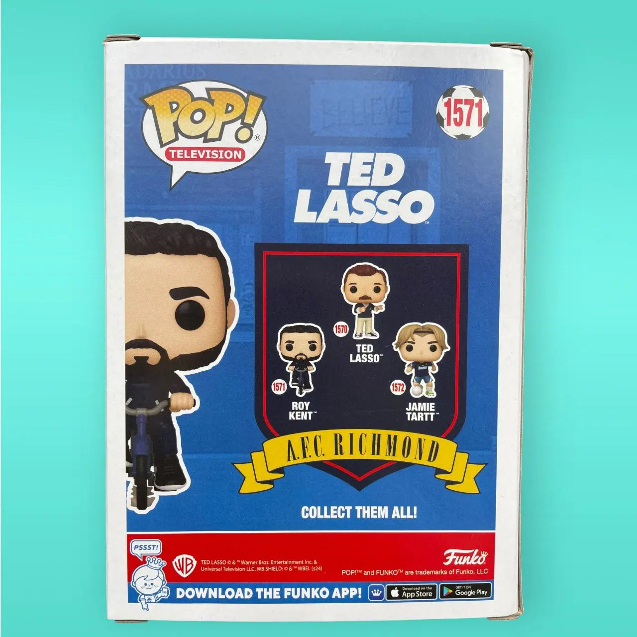 Funko Pop! Television Ted Lasso 1571 Roy Kent on Bike Funko