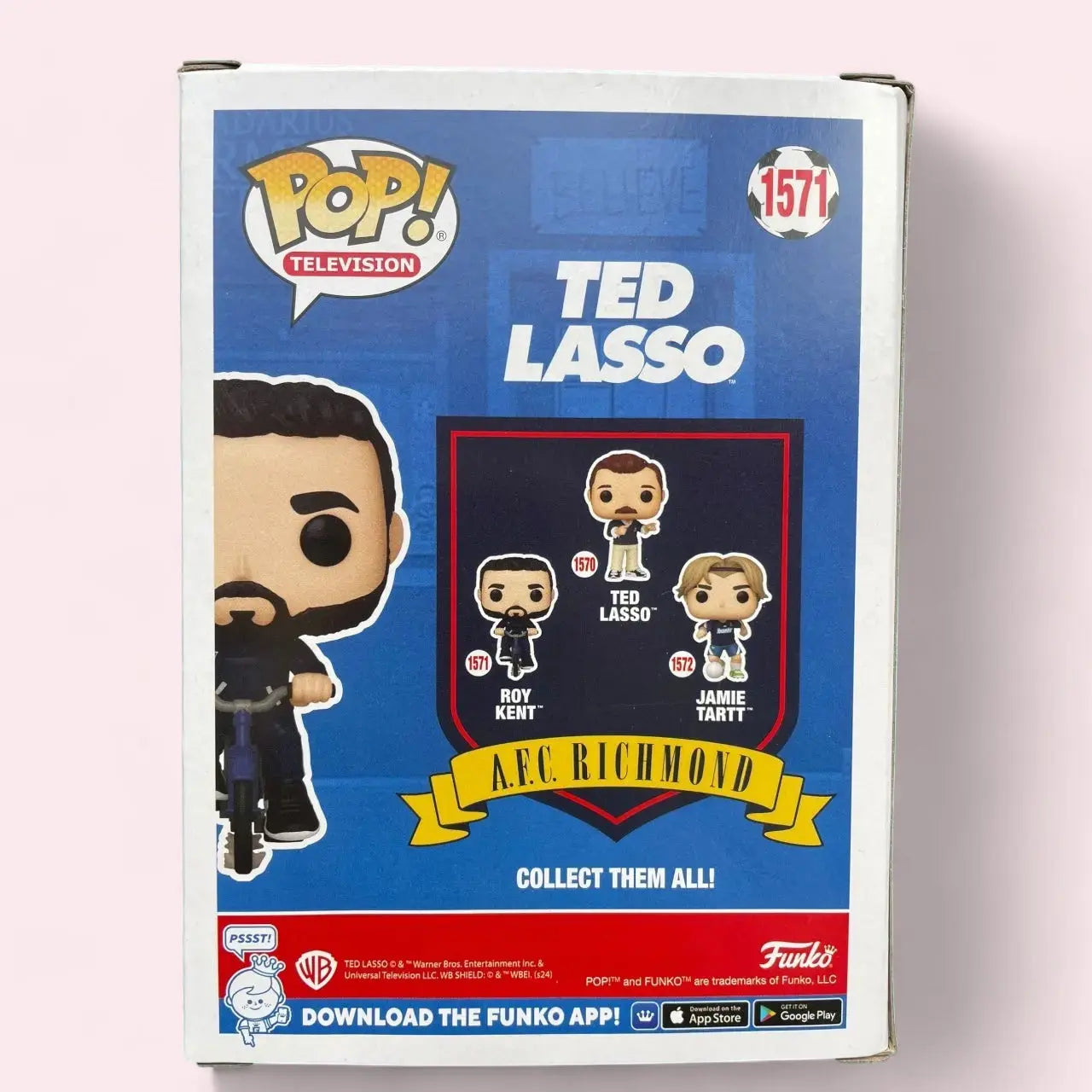 Funko Pop! Television Ted Lasso 1571 Roy Kent on Bike Funko