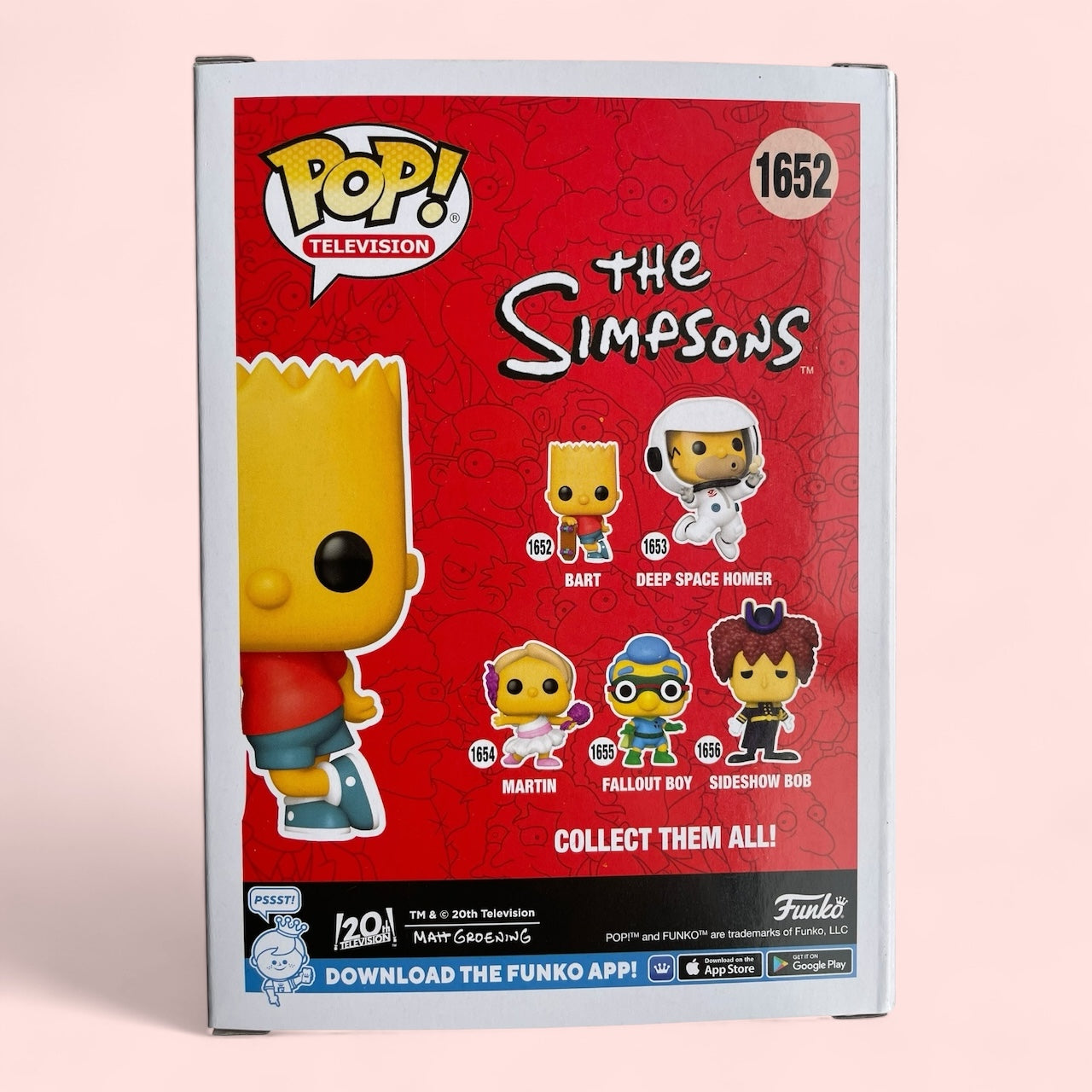 Funko Pop! Television The Simpsons 1652 Bart