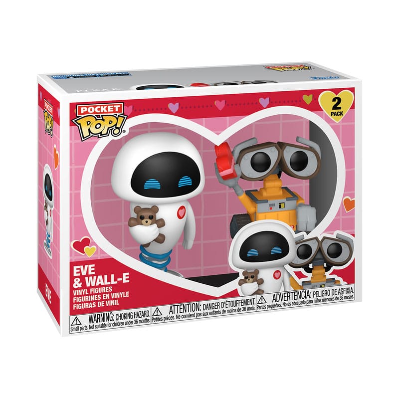 Funko Pocket Pop! 2 Pack Valentines Eve & Wall-E Funko