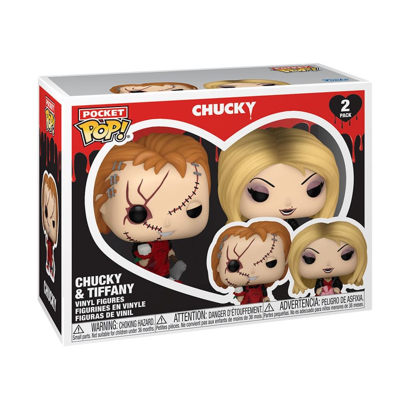 Funko Pocket Pop! Chucky 2 Pack Valentines Chucky & Tiffany Funko