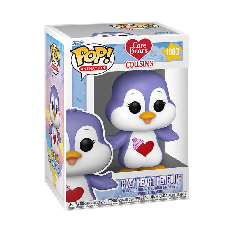 Funko Pop! Animation Care Bears Cousins 1803 Cozy Heart Penguin Vinyl Figure