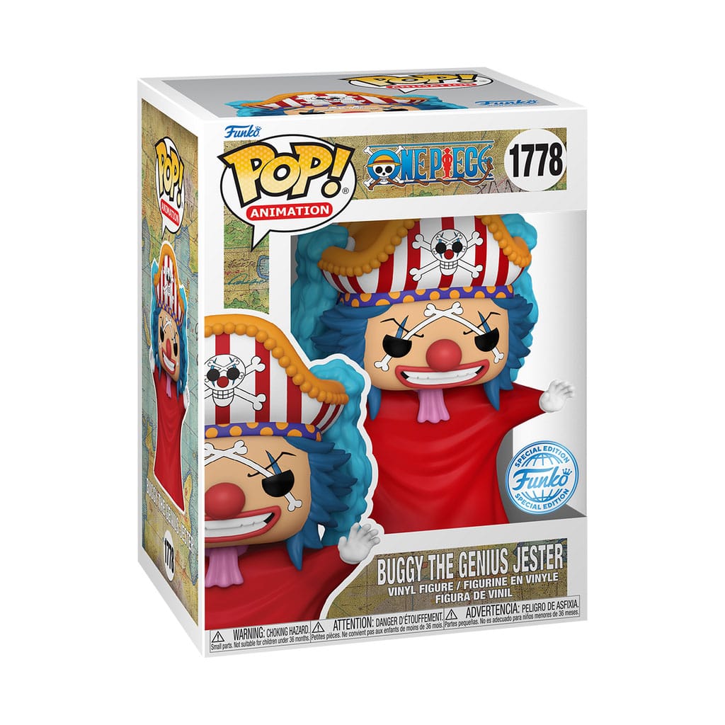 Funko Pop! Animation One Piece 1778 Buggy the Genius Jester Funko