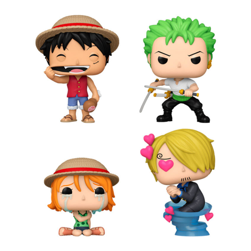 Funko Pop! Animation One Piece 4 Pack Monkey D. Luffy / Corona Zoro / Nami / Sanji