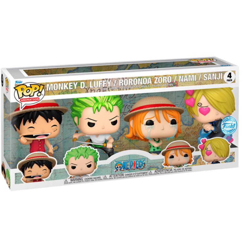 Funko Pop! Animation One Piece 4 Pack Monkey D. Luffy / Corona Zoro / Nami / Sanji