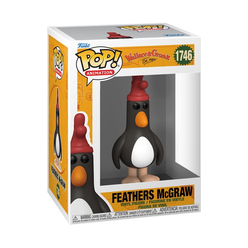 Funko Pop! Animation Wallace & Gromit 1746 Feathers McGraw Funko