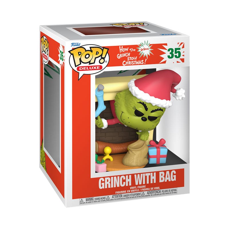 Funko Pop! Deluxe How The Grinch Stole Christmas 35 Grinch with Bag Funko