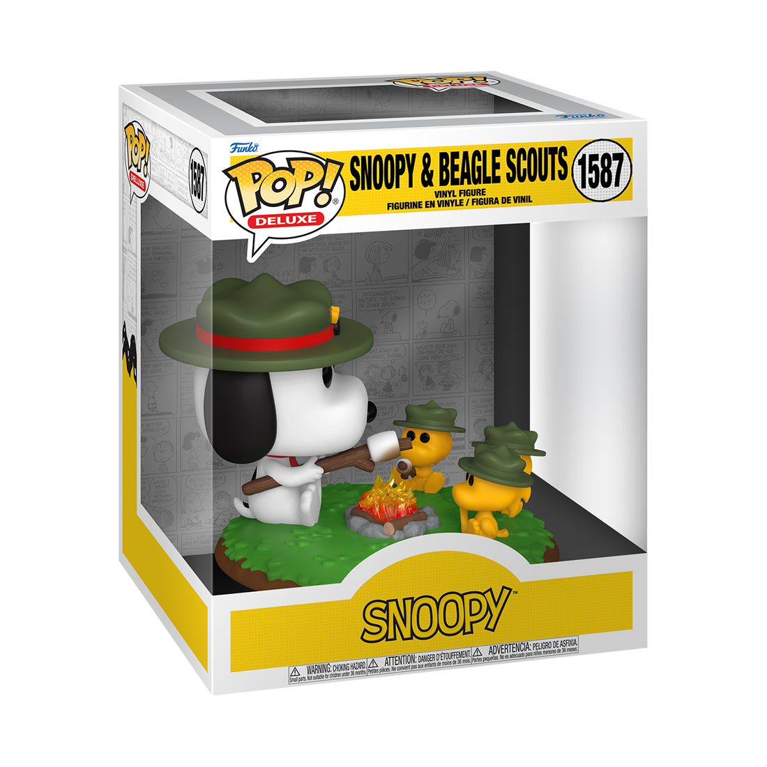 Funko Pop! Deluxe Snoopy 1587 Snoopy & Beagle Scouts Camping Funko