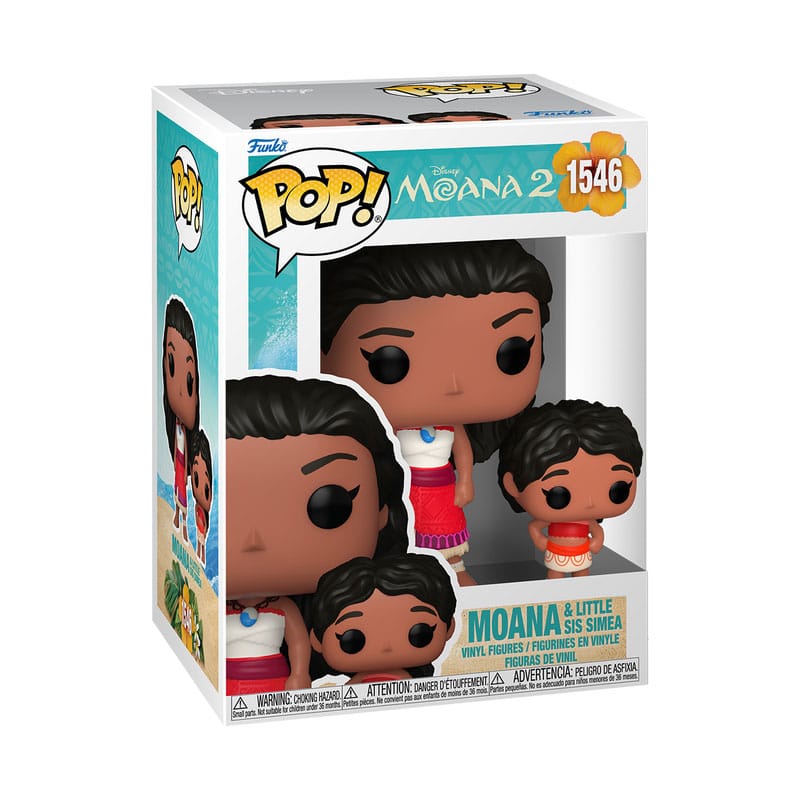 Funko Pop! Disney Moana 2 1546 Moana & Little Sis Simea Funko