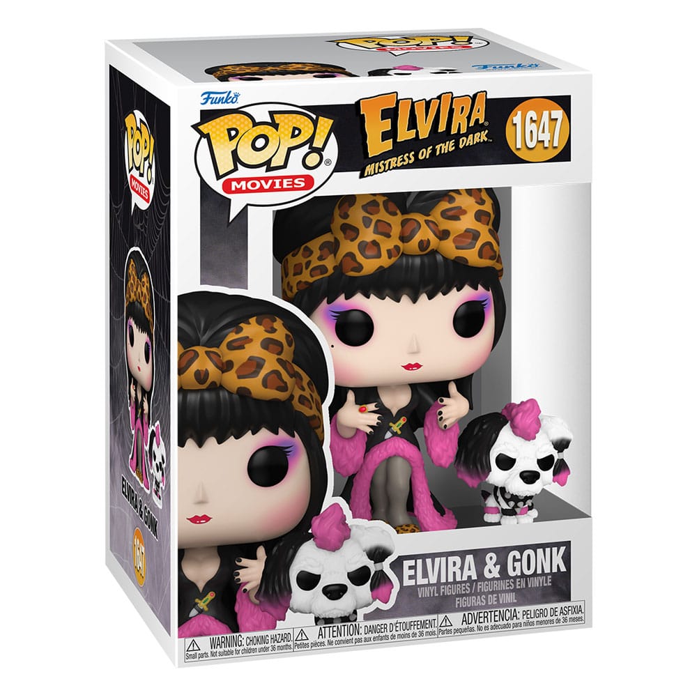 Funko Pop! Movies Elvira Mistress of the Dark 1647 Elvira & Gonk Funko