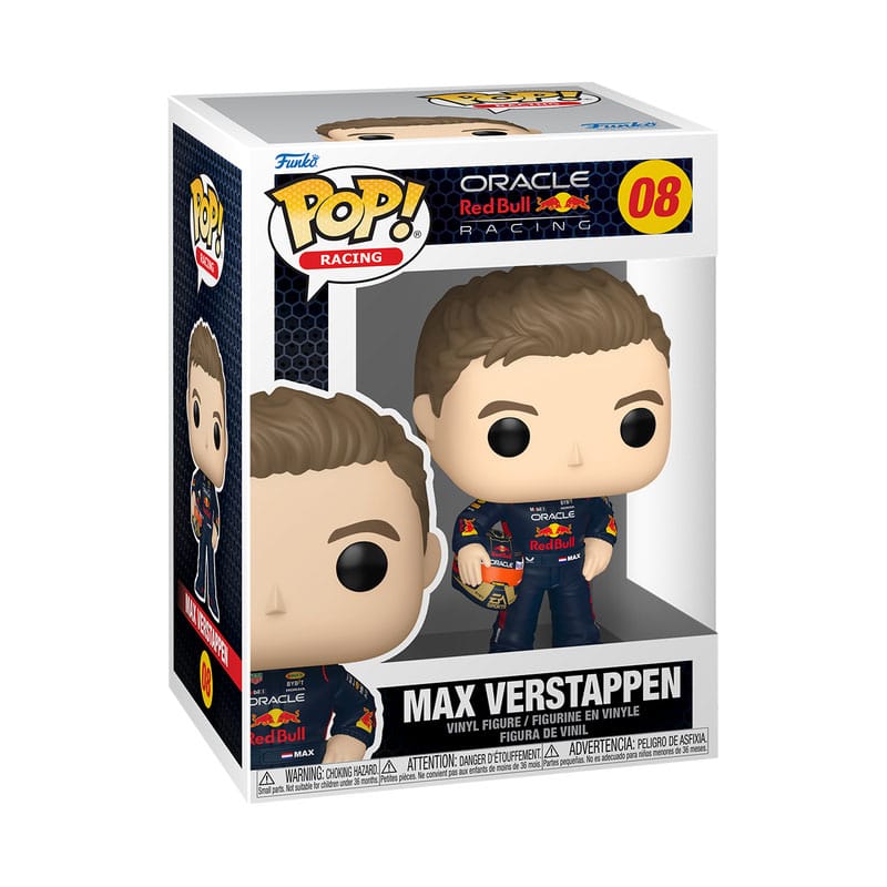 Funko Pop! Racing Oracle Red Bull Racing 08 Max Verstappen with Helmet Funko