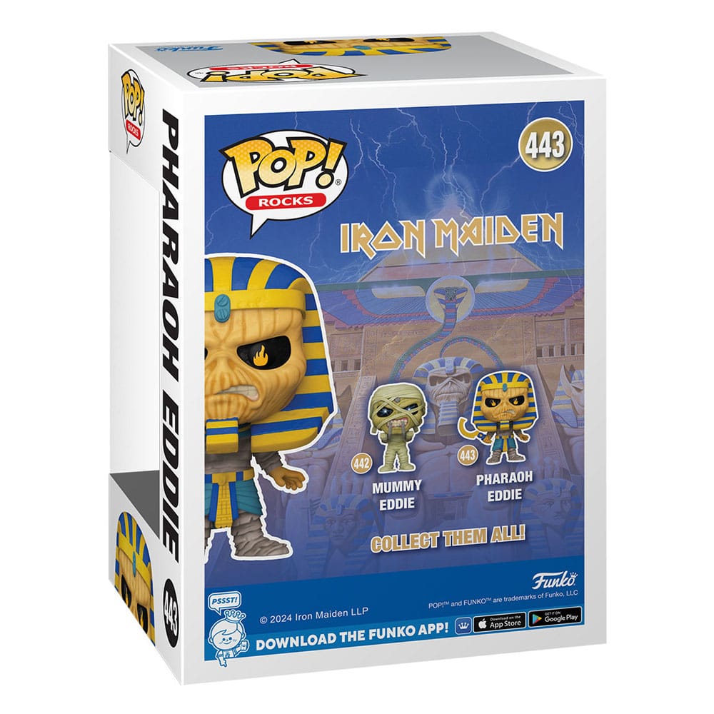 Funko Pop! Rocks Iron Maiden 443 Pharaoh Eddie Funko