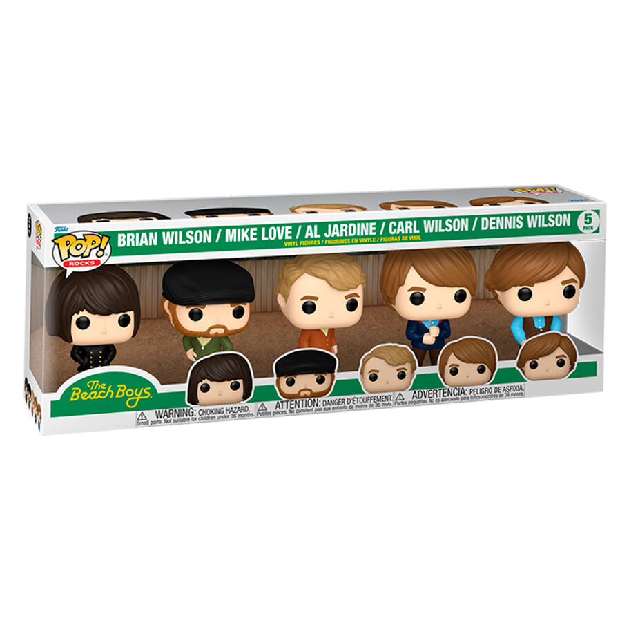 Funko Pop! Rocks The Beach Boys 5 Pack Brian Wilson / Mike Love / Al Jardine / Carl Wilson / Dennis Wilson