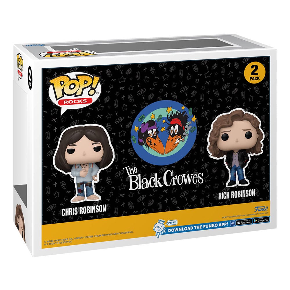 Funko Pop! Rocks The Black Crowes Chris Robinson & Rich Robinson 2 Pack Funko