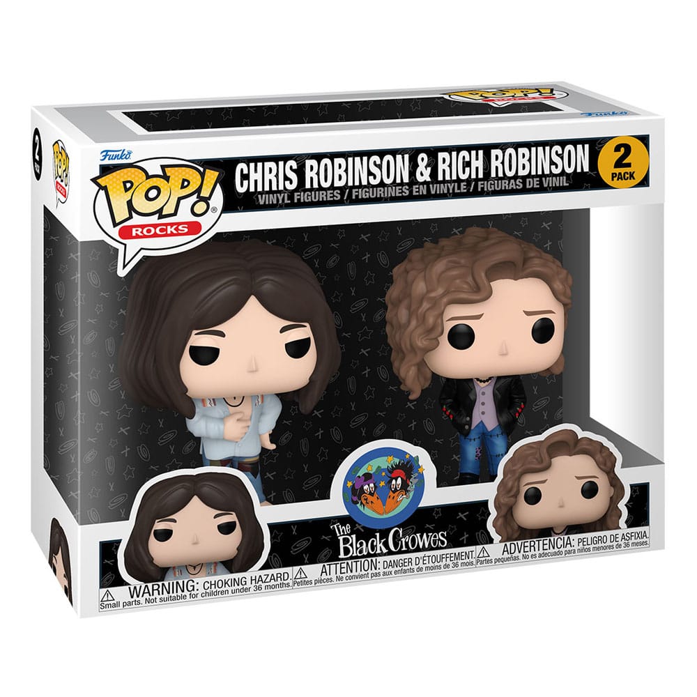 Funko Pop! Rocks The Black Crowes Chris Robinson & Rich Robinson 2 Pack Funko