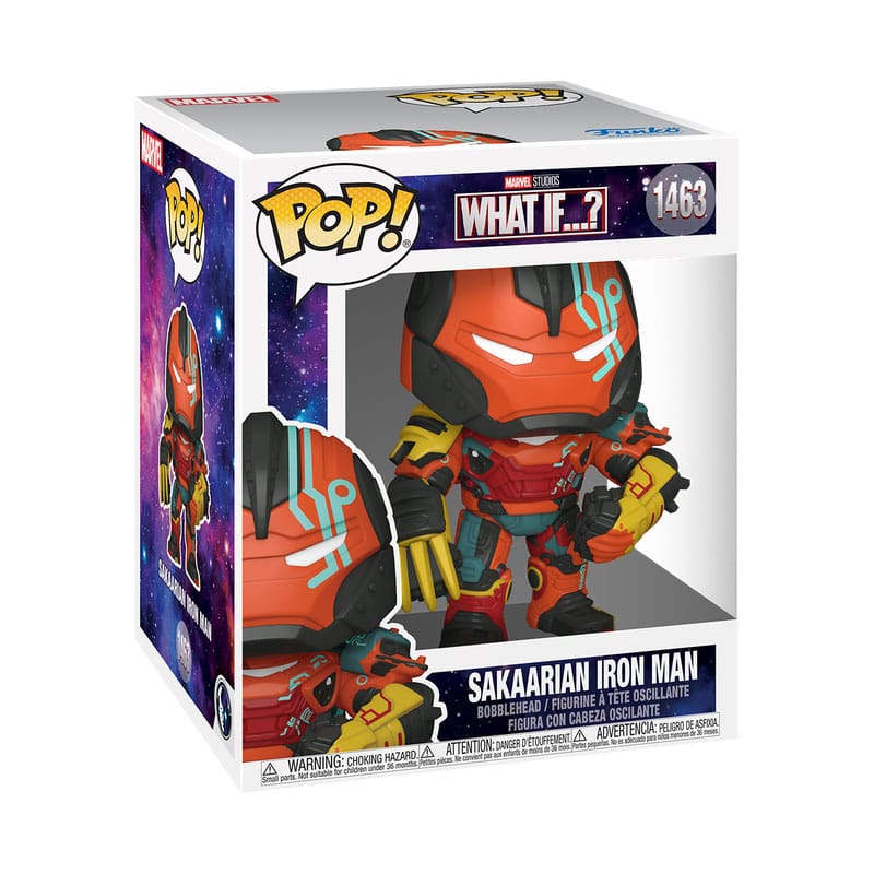 Funko Pop! Super Sized Marvel Studios What If? 1463 Sakaarian Iron Man Funko