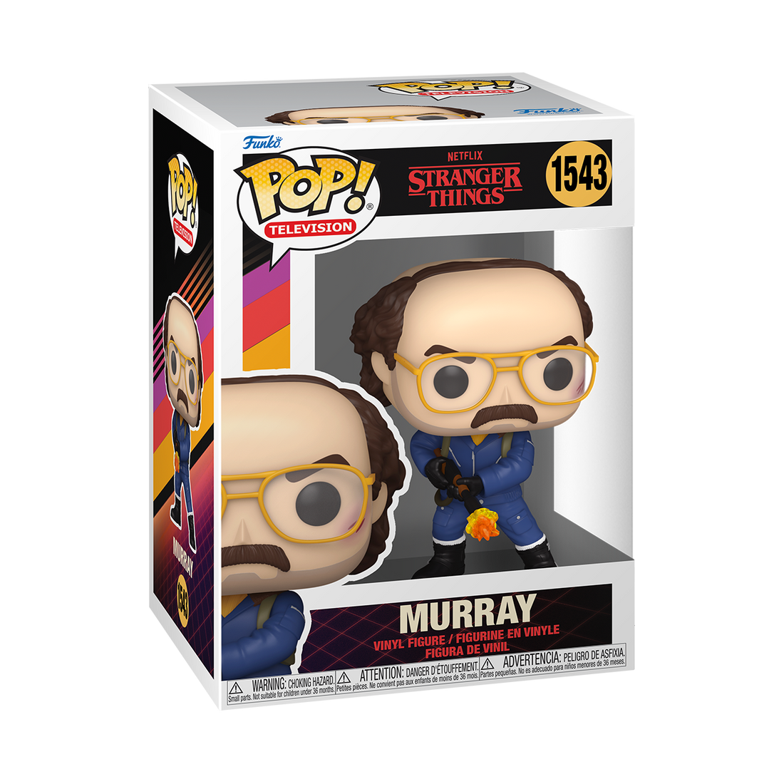 Funko Pop! Television Stranger Things 1543 Murray with Flamethrower Funko