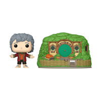 Thumbnail for Funko Pop! Town Lord Of The Rings 39 Bilbo Baggins with Bag-End Funko