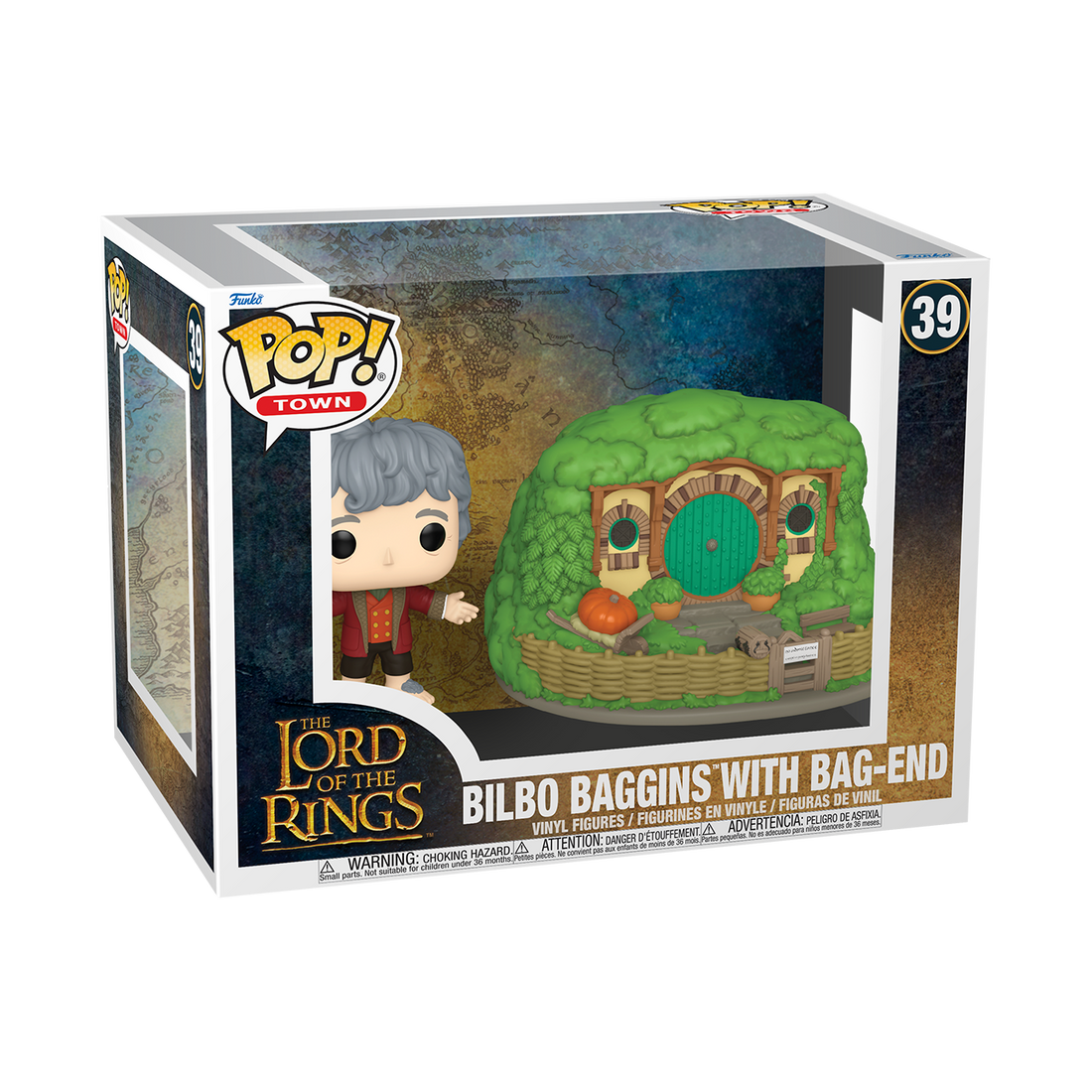 Funko Pop! Town Lord Of The Rings 39 Bilbo Baggins with Bag-End Funko