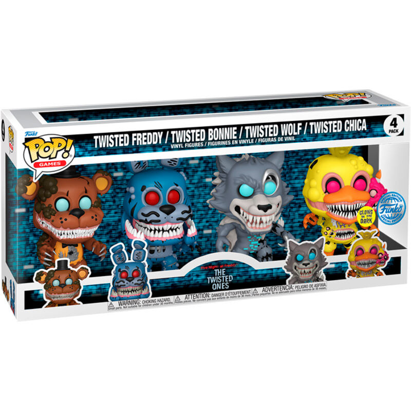 Funko Pop! Games Five Nights at Freddy's The Twisted Ones 4 Pack