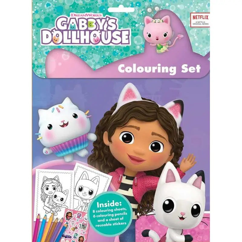 Gabby's Dollhouse Colouring Set Gabby's Dollhouse
