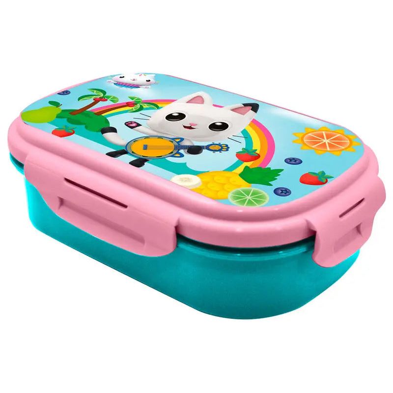 Gabby's Dollhouse Lunch Box + Cutlery