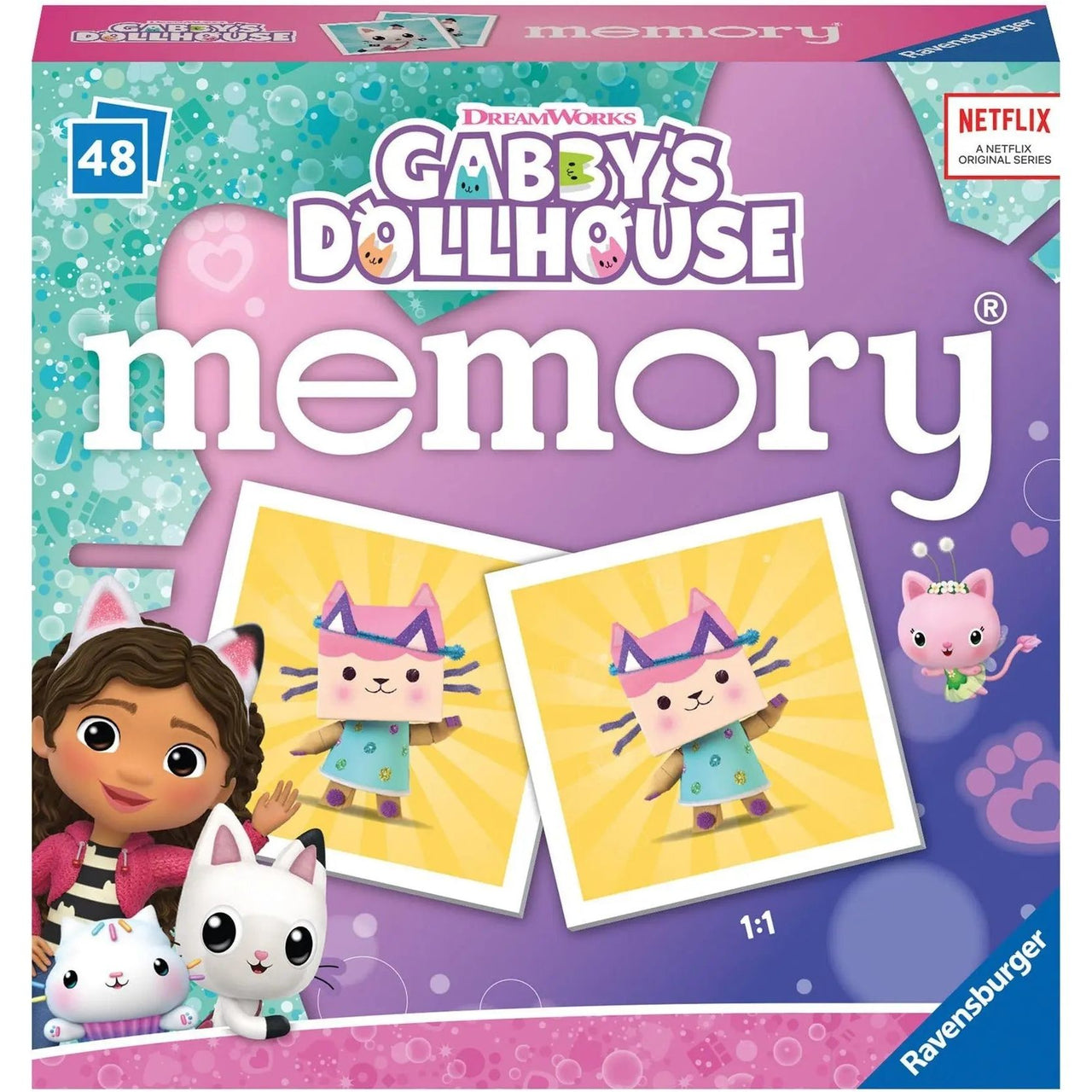 Gabby's Dollhouse Mini Memory Game Ravensburger