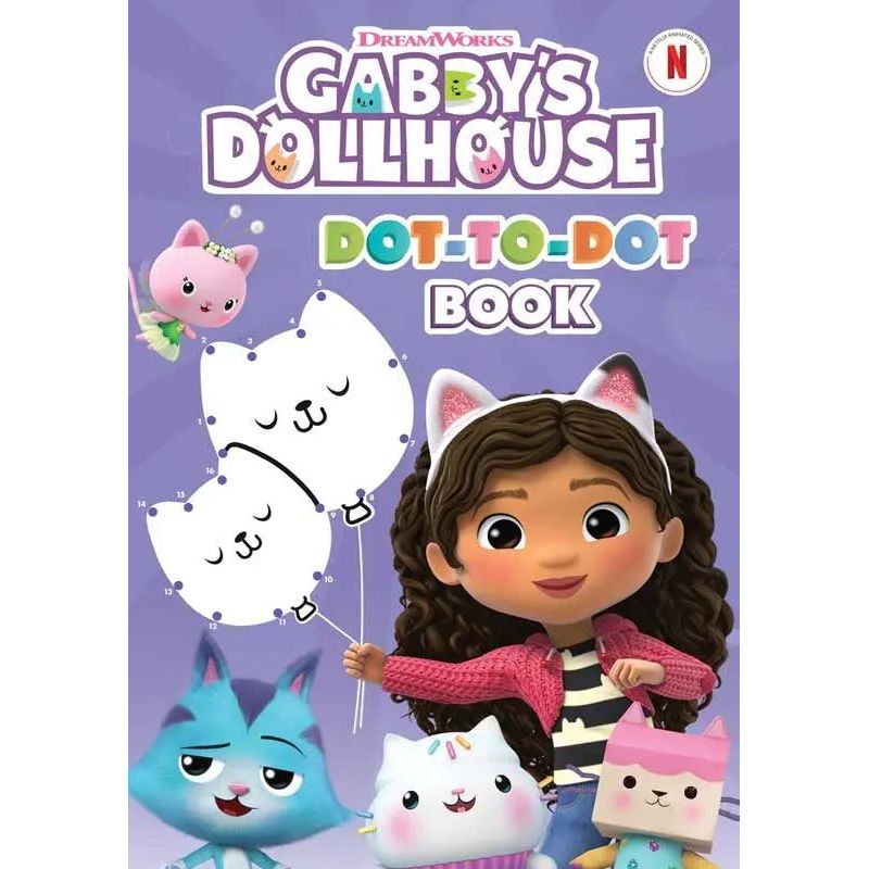 Gabby's Dollhouse Dot To Dot Book Gabby's Dollhouse