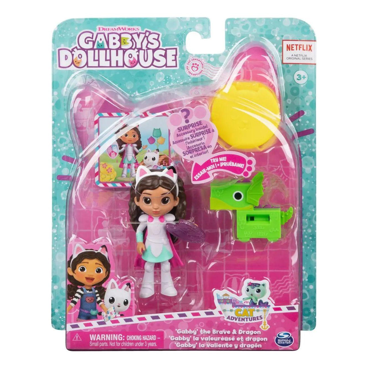 Gabby's Dollhouse Gabby the Brave & Dragon Figure Set Gabby's Dollhouse
