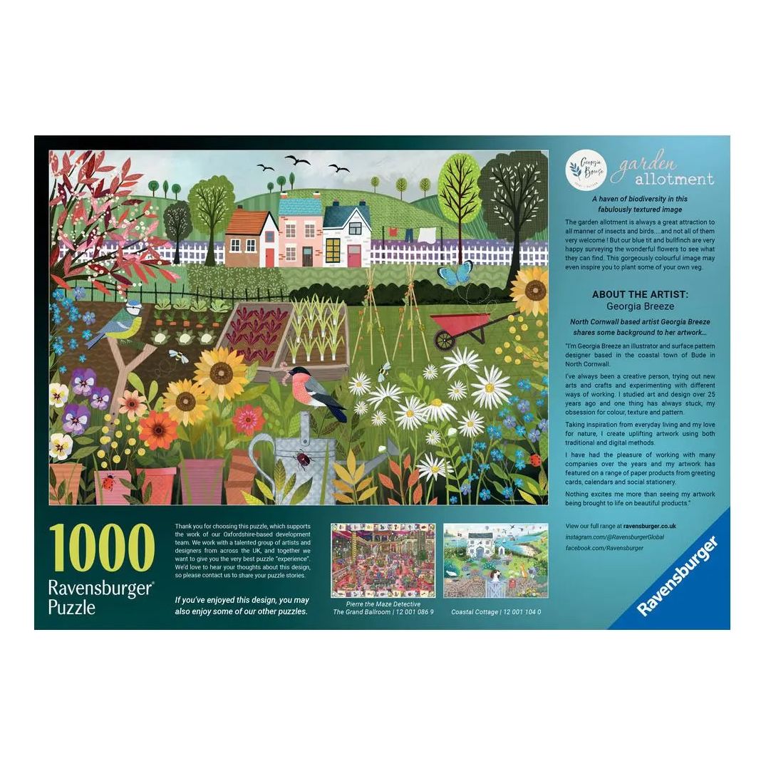 Garden Allotment 1000 Piece Jigsaw Puzzle Ravensburger