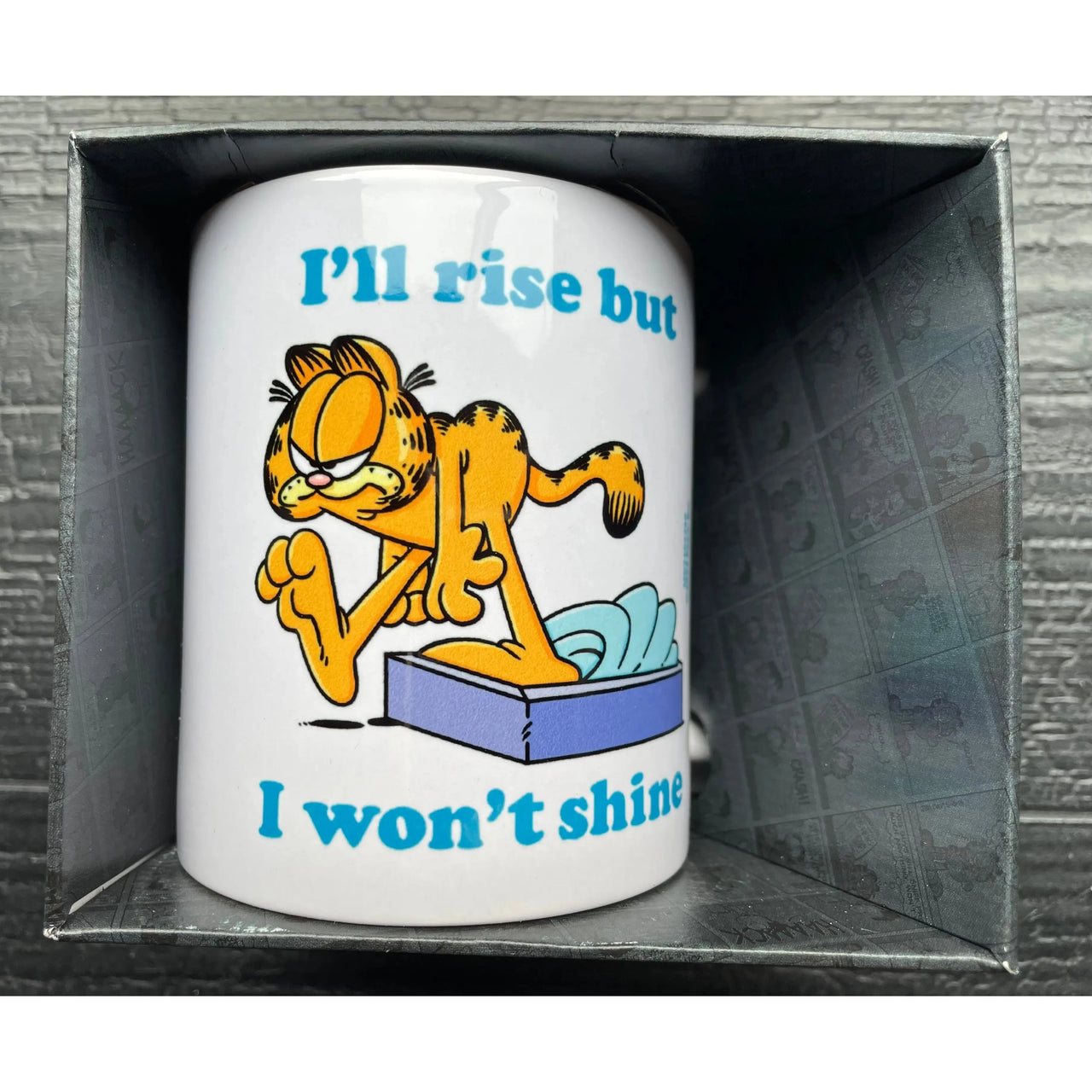 Garfield (I'Ll Rise But I Won'T Shine) White Mug Pyramid International