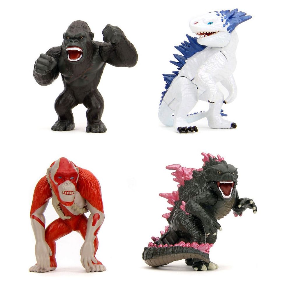 Godzilla Nano Metalfigs Diecast Mini Figures 4-Pack Wave 1 4 cm Jada Toys