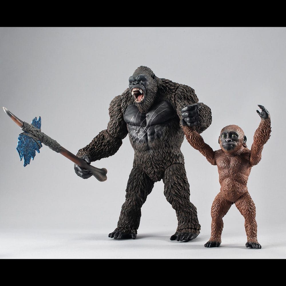 Godzilla x Kong: The New Empire Ultimate Article Monsters Figures Godzilla & Suko 30 cm Tamashii Nations