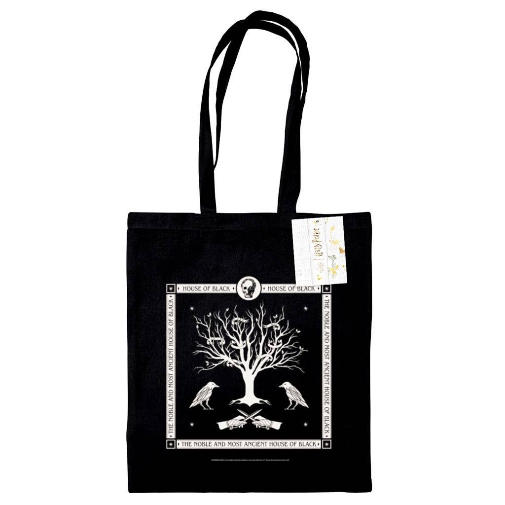 Harry Potter (House Of Black) Black Tote Bag