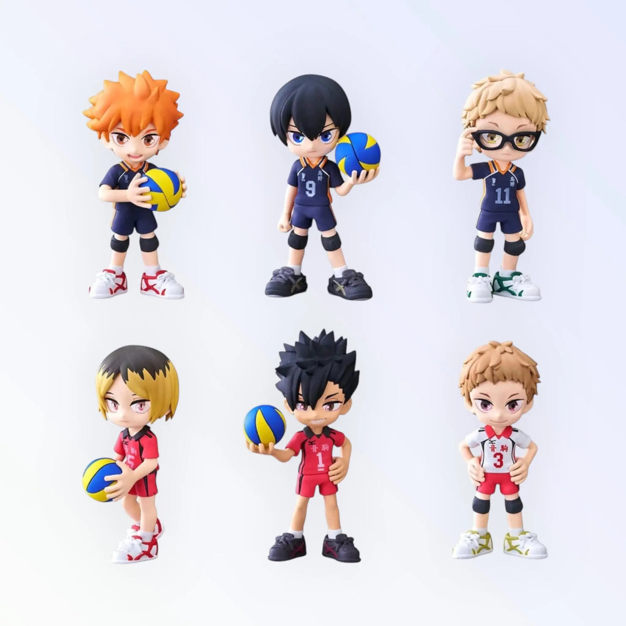 Haikyu!! PalVerse PVC Figures 9 cm Assortment (re-run) 6 Pack Bushiroad