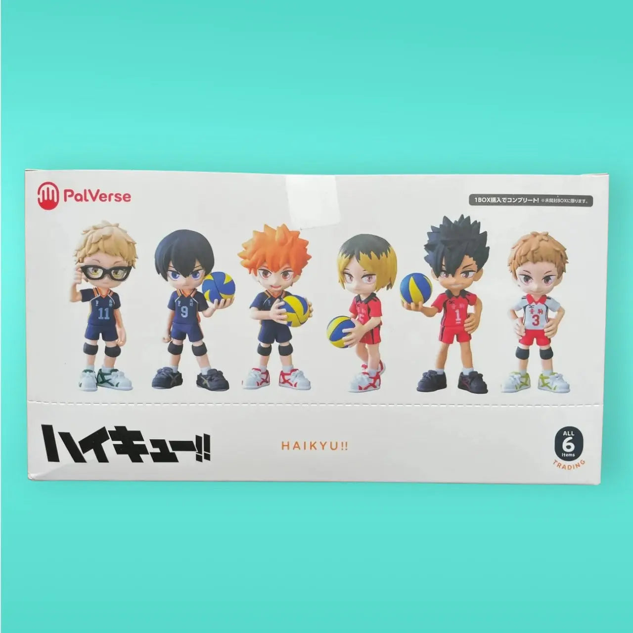 Haikyu!! PalVerse PVC Figures 9 cm Assortment (re-run) 6 Pack Bushiroad