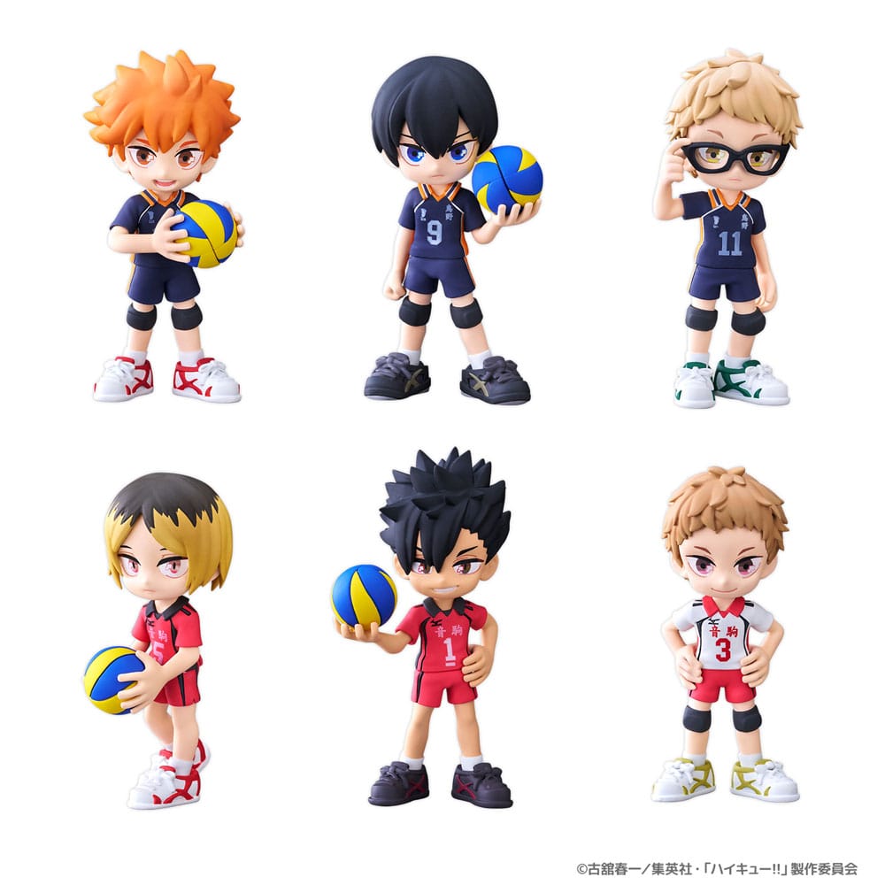 Haikyu!! PalVerse PVC Figures 9 cm Assortment (re-run) 6 Pack Bushiroad