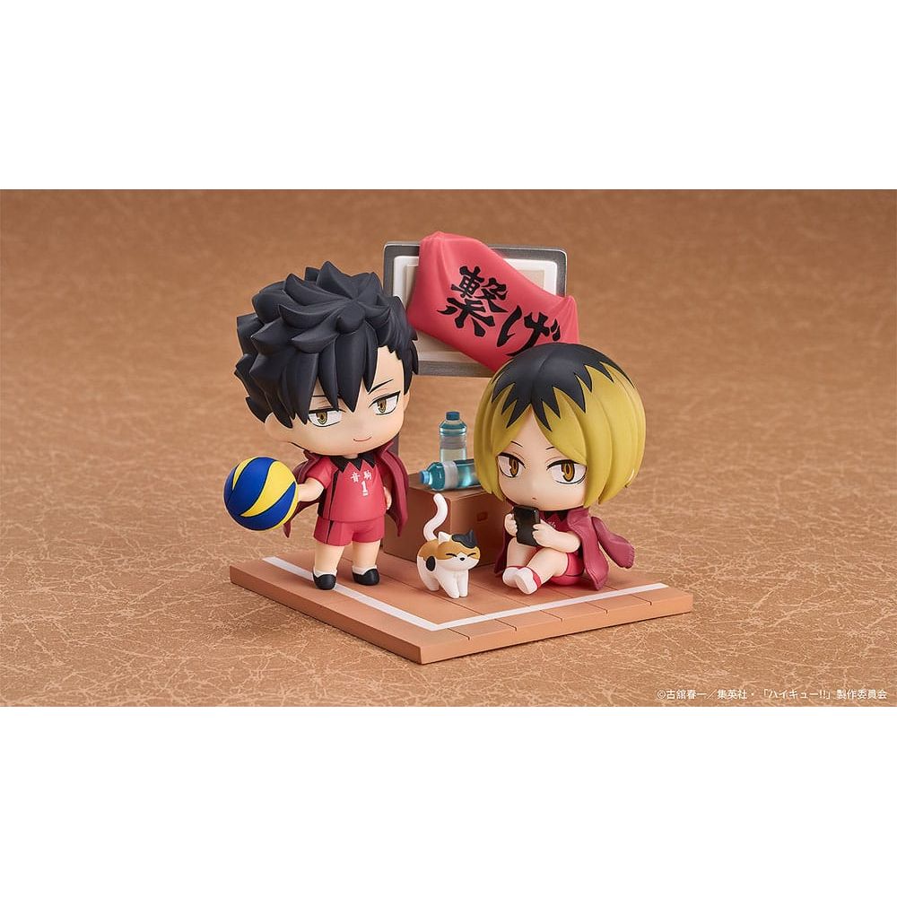 Haikyu!! Qset Mini-Figure 2-Pack Tetsuro Kuroo & Kenma Kozume 9 cm