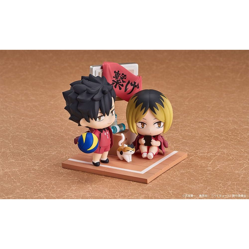 Haikyu!! Qset Mini-Figure 2-Pack Tetsuro Kuroo & Kenma Kozume 9 cm