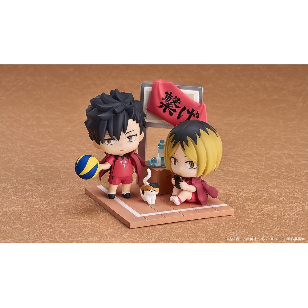 Haikyu!! Qset Mini-Figure 2-Pack Tetsuro Kuroo & Kenma Kozume 9 cm