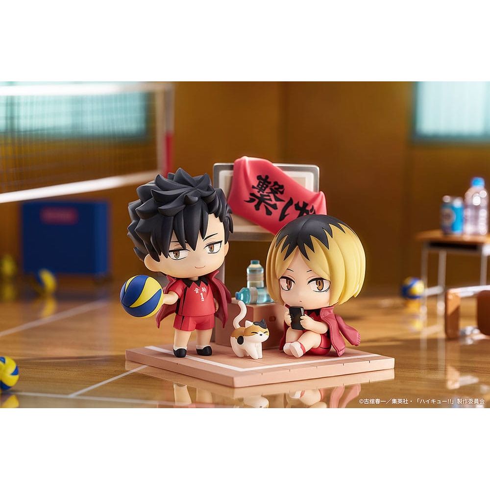 Haikyu!! Qset Mini-Figure 2-Pack Tetsuro Kuroo & Kenma Kozume 9 cm