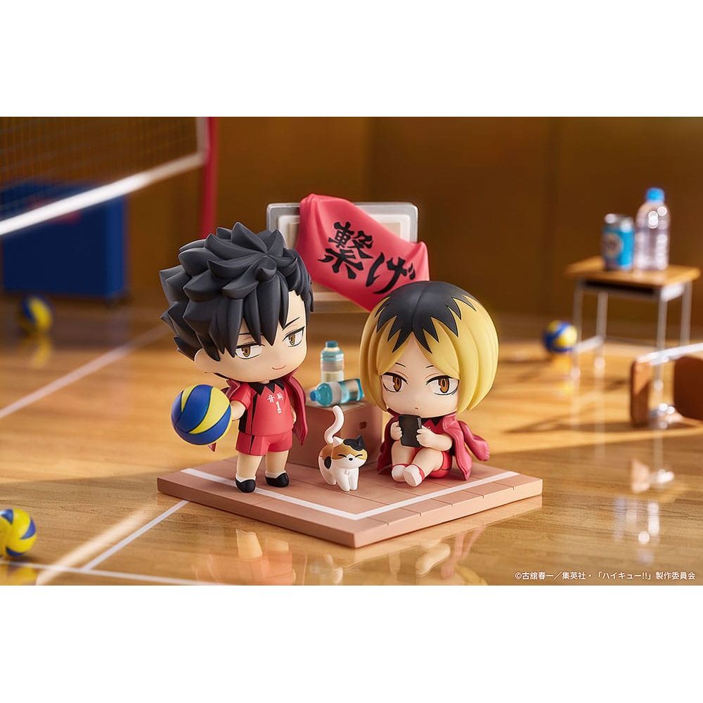 Haikyu!! Qset Mini-Figure 2-Pack Tetsuro Kuroo & Kenma Kozume 9 cm