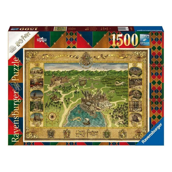 Harry Potter 1500 Piece Hogwarts Map Puzzle