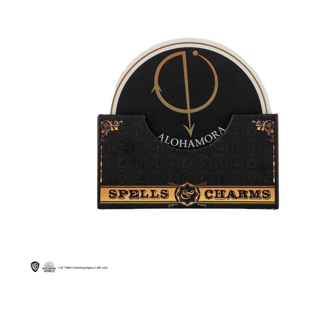 Harry Potter Coaster 4-Pack Spell & Charms Cinereplicas