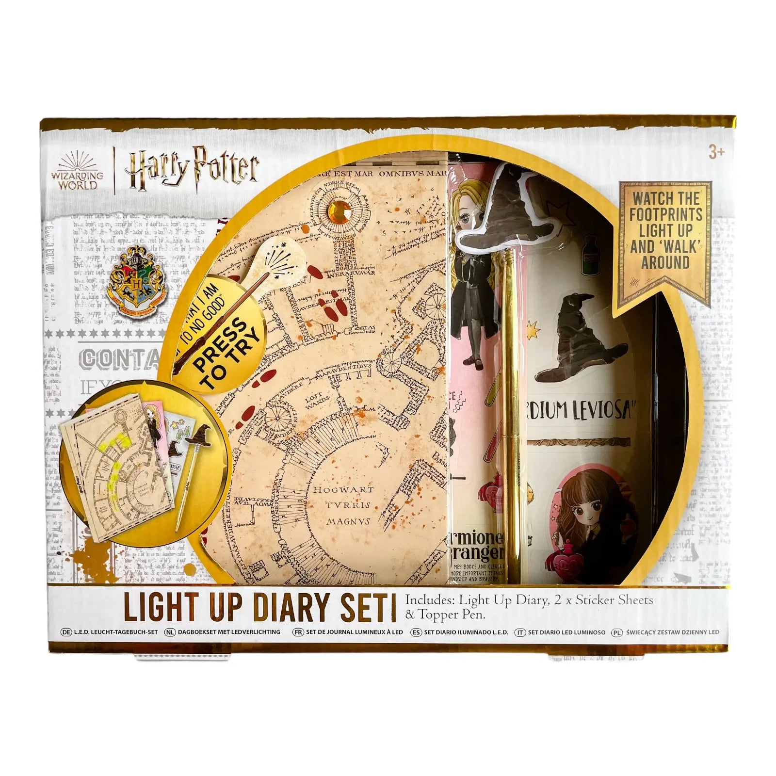 Harry Potter Light Up Diary Set Harry Potter