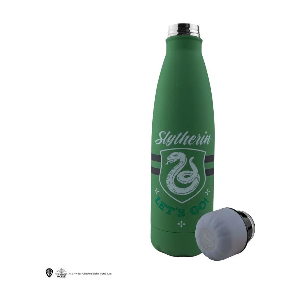 Harry Potter Thermo Water Bottle Slytherin Let's Go Cinereplicas