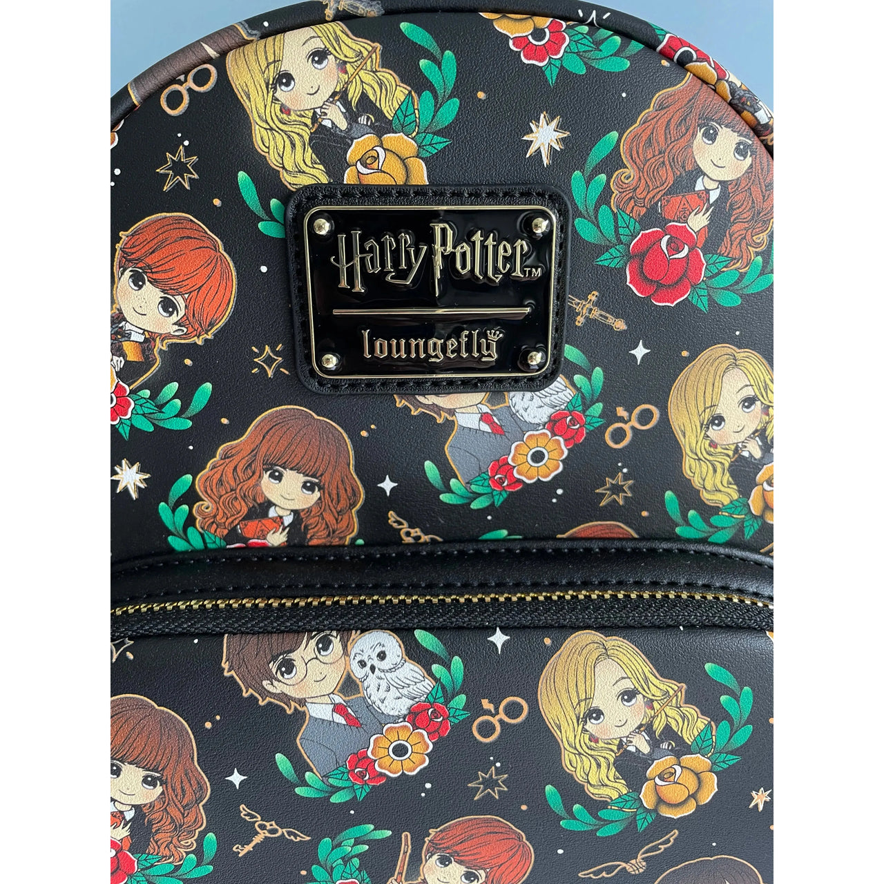 Harry Potter by Loungefly Backpack Glow In The Dark Harry Potter AOP Loungefly