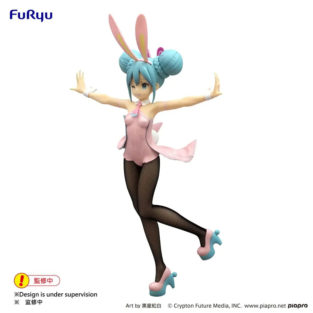 Hatsune Miku BiCute Bunnies PVC Statue Wink Pearl Pink Color Ver. 30 cm Furyu