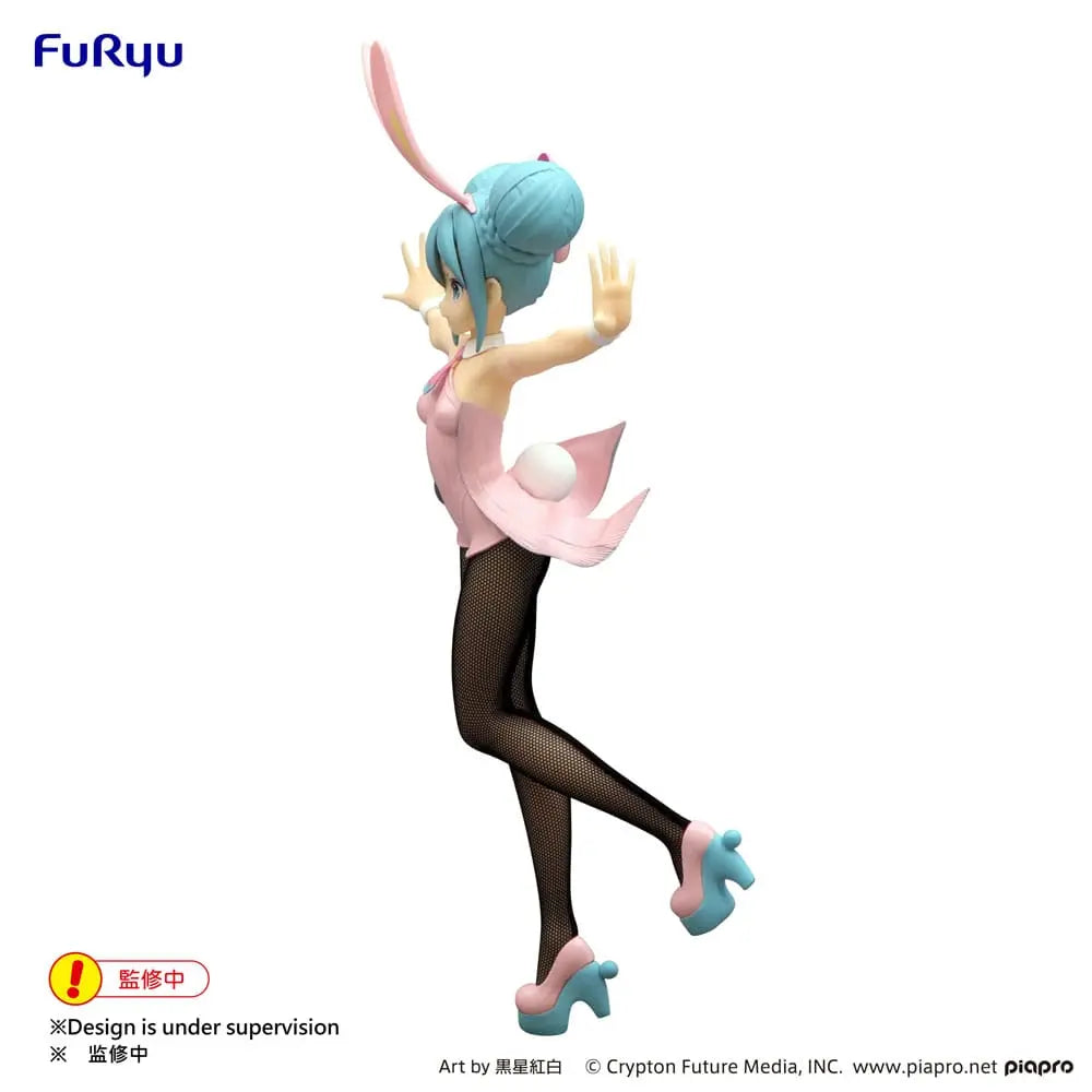 Hatsune Miku BiCute Bunnies PVC Statue Wink Pearl Pink Color Ver. 30 cm Furyu