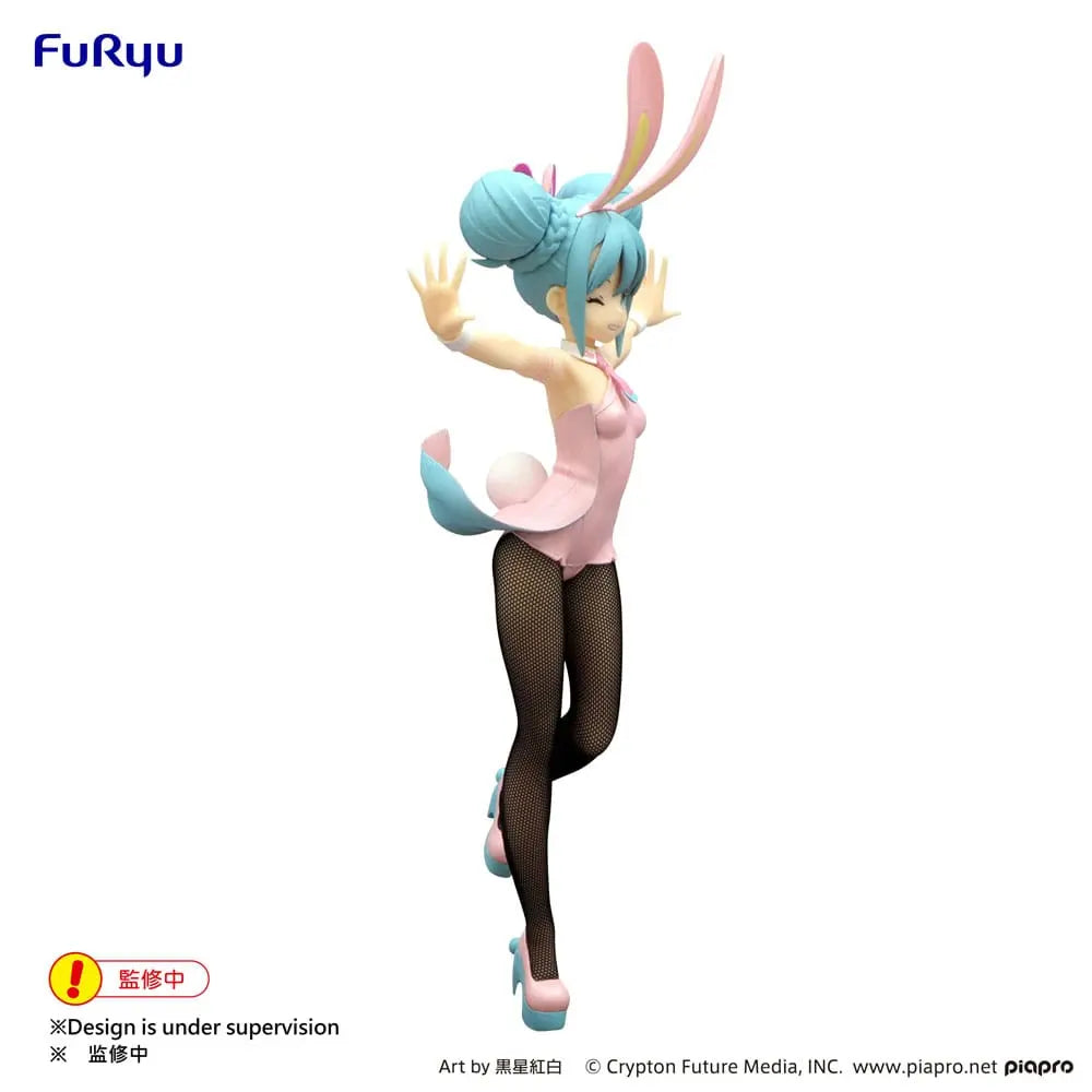 Hatsune Miku BiCute Bunnies PVC Statue Wink Pearl Pink Color Ver. 30 cm Furyu